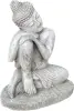  Product image 4 of the product “Vivit - Buddha relax - right knee is up, 45 cm H | cast stone ”